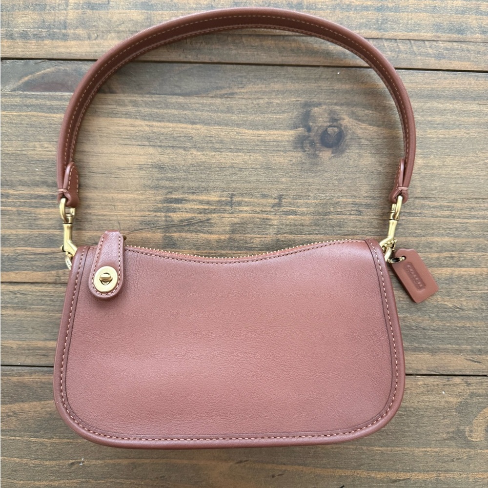 Coach Brown Leather Shoulder Bag